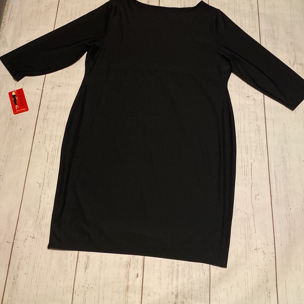SPANEX BY SARA BLAKELY Bod-a-Bing boat neck dress with a secret slimming…